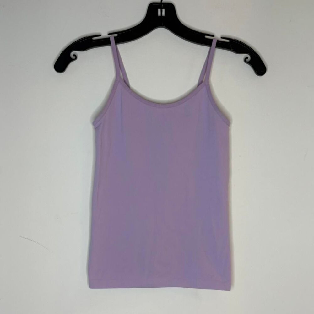 United Colors of Benetton Lilac Lavender Tank Top Cami One Size Stretch Y2K